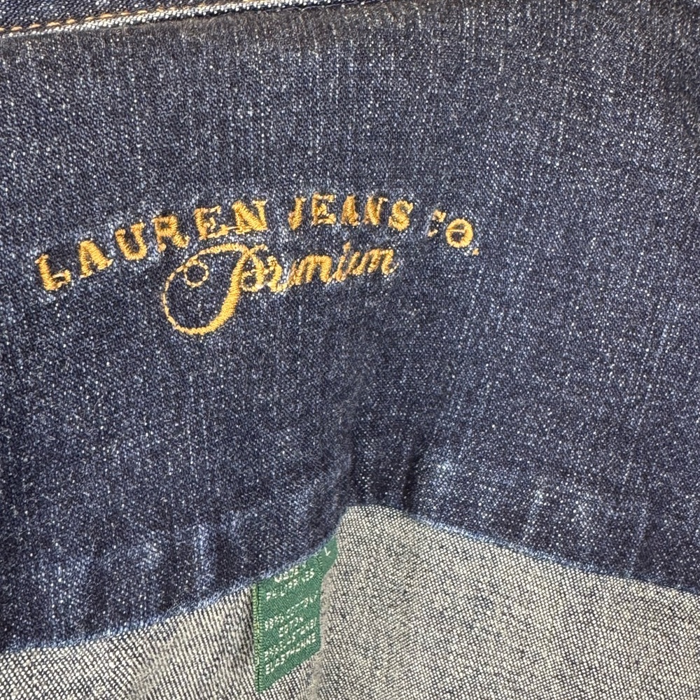 Lauren Ralph Lauren Dark Blue Jean Jacket - Picture 4 of 5